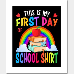 This Is My First Day Of School Back To School Posters and Art